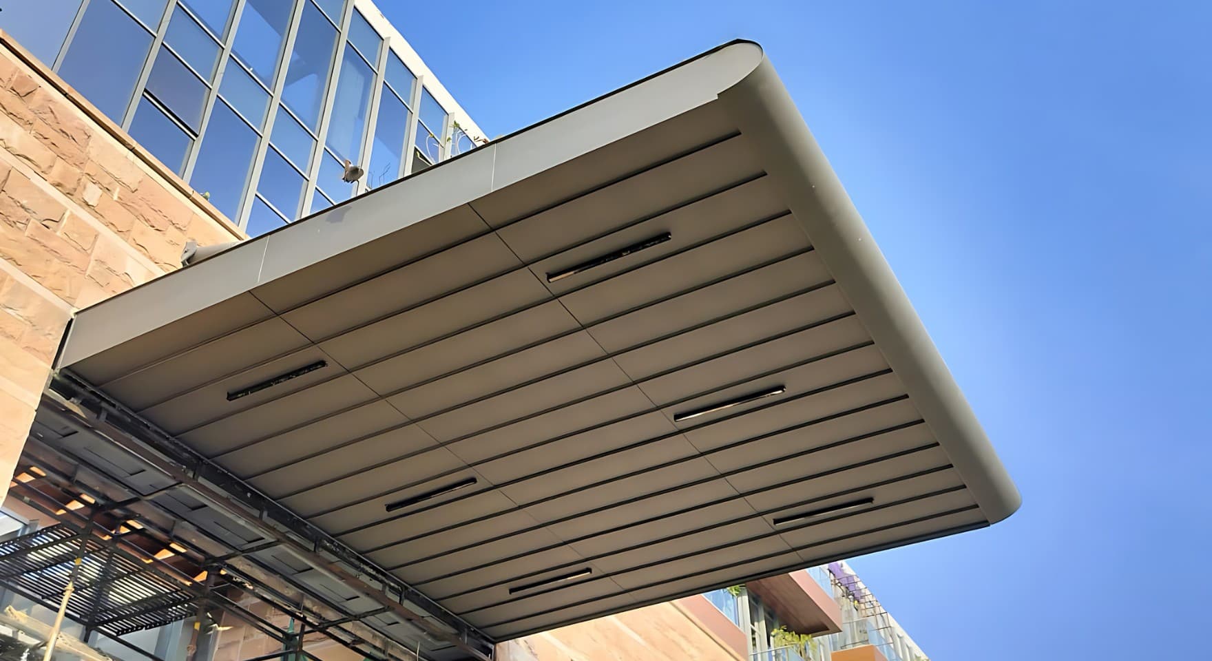 Eldeco Center Clad with Solid Zinc Panels